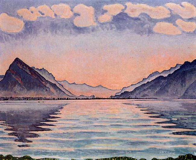 Ferdinand Hodler Lake Thun Spain oil painting art